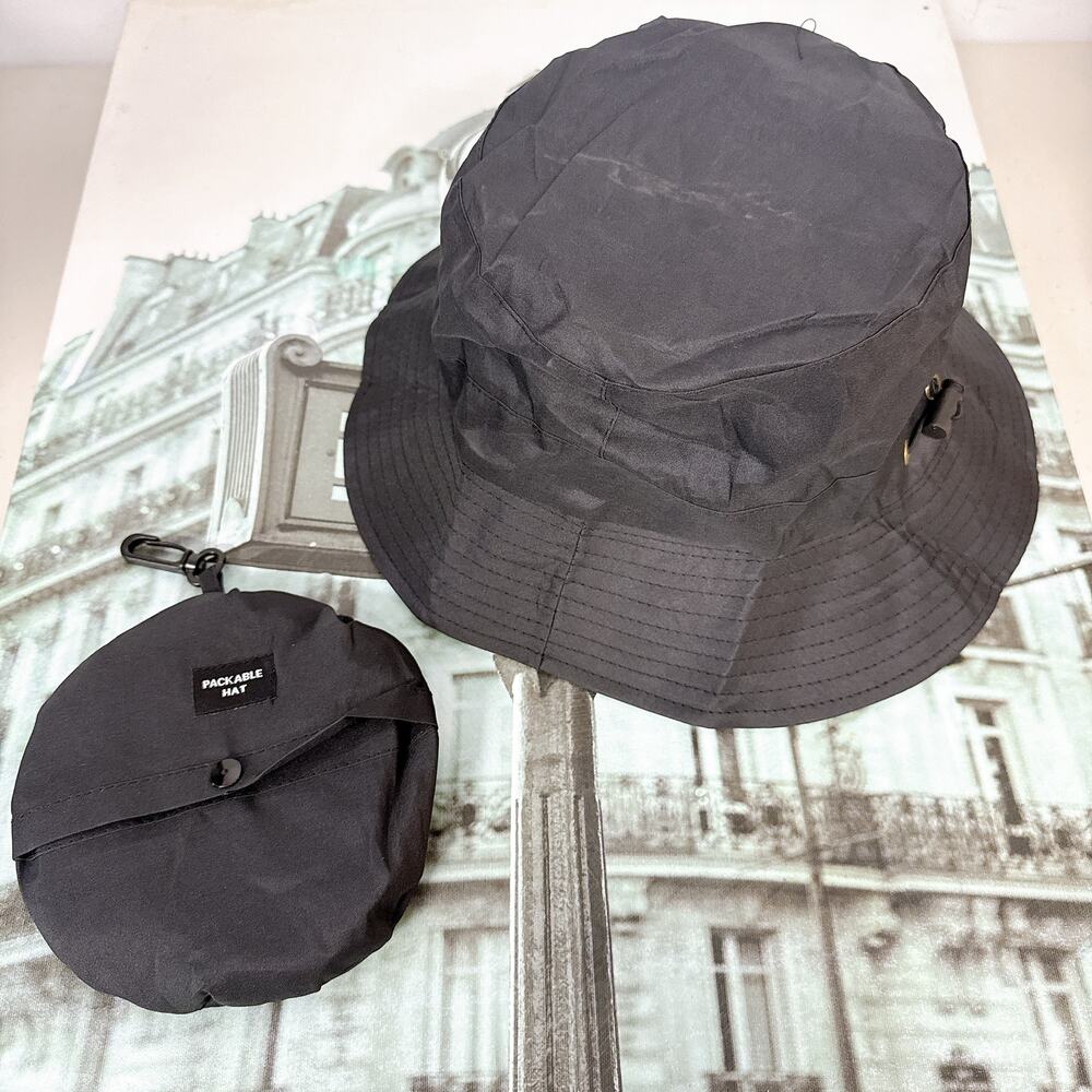 Foldable UPF50+ Sun Bucket Hat Windproof Waterproof Unisex Outdoor Fisherman Hat - Picture 6 of 8
